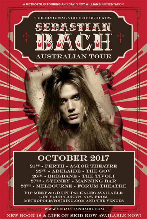 sebastian bach australian tour